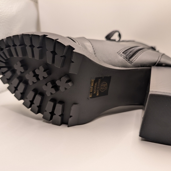 MARCO REPUBLIC Boston Black Combat Boots - Picture 8 of 10